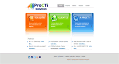 Desktop Screenshot of procti.com.br