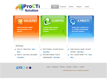 Tablet Screenshot of procti.com.br